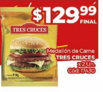 Diarco Medallón de Carne Tres Cruces oferta