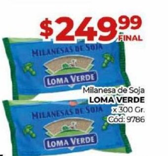 Diarco Milanesa De Soja Loma Verde oferta