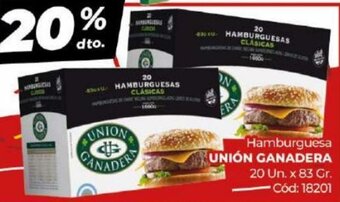 Diarco Hamburguesa Unión Ganadera oferta