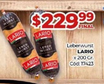 Diarco Leberwurst Lario oferta
