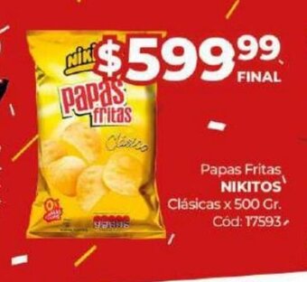 Diarco Papas Fritas Nikitos oferta