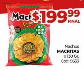 Diarco Nachos Macritas oferta