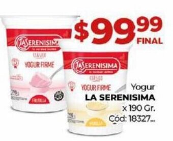 Diarco Yogur La Serenisima oferta