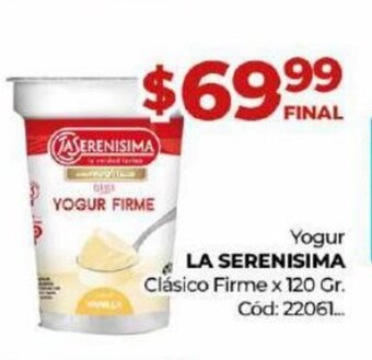 Diarco Yogur La Serenisima Clasico Firme oferta