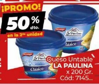 Diarco Queso Untable La Paulina oferta