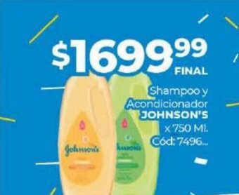 Diarco Shampoo y Acondicionador Johnson's oferta