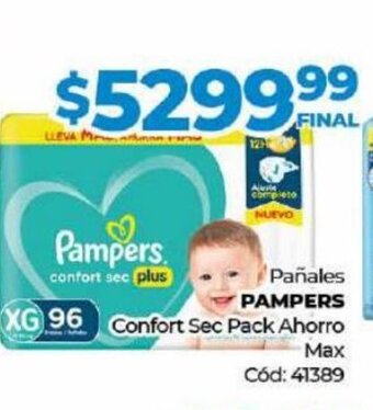 Diarco Pañales Pampers Confort Sec Pack Ahorro Max oferta