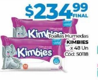 Diarco Toallas Húmedas Kimbies oferta