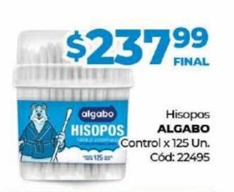 Diarco Hisopos Algabo oferta