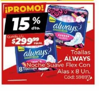 Diarco Toallas Always oferta