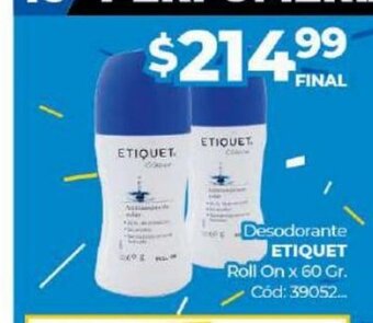 Diarco Desodorante Etiquet oferta