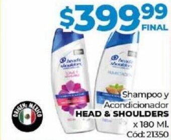 Diarco Shampoo y Acondicionador Head & Shoulders oferta