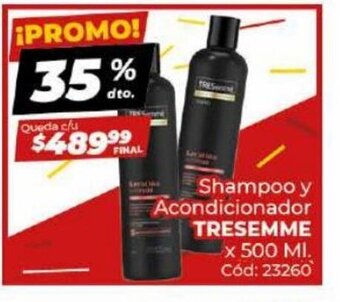 Diarco Shampoo y Acondicionador Tresemme oferta