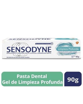 Punto de Salud Sensodyne limpieza profunda pasta dental de uso diario para dientes sensibles, 90g oferta