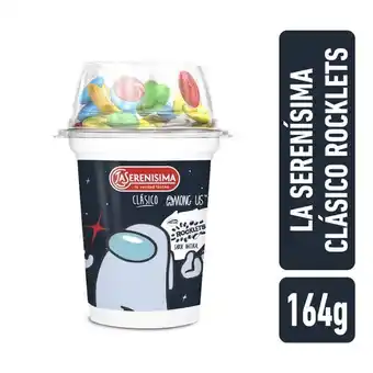 Supermercados DIA Yogur la serenisima among us cremoso parcialmente descremado rocklets clasico 164 gr. oferta
