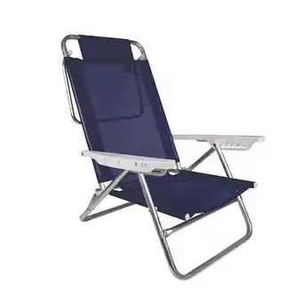 Coto Silla de playa aluminio plegable mor 62 cm azul oferta