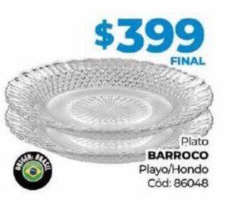 Diarco Plato Barroco oferta