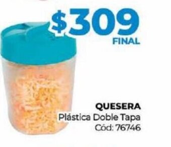 Diarco Quesera Plástica Doble Tapa oferta