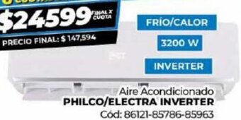 Diarco Aire Acondicionado Philco/Electra Inverter oferta