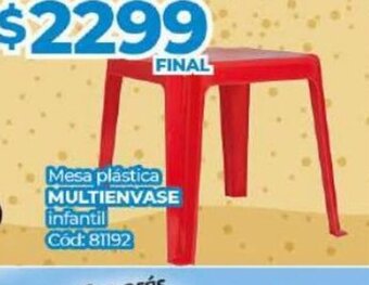 Diarco Mesa Plástica Multienvase oferta