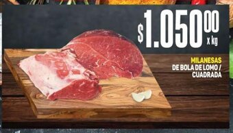 Makro Milanesas de Bola de Lomo/Cuadrada oferta