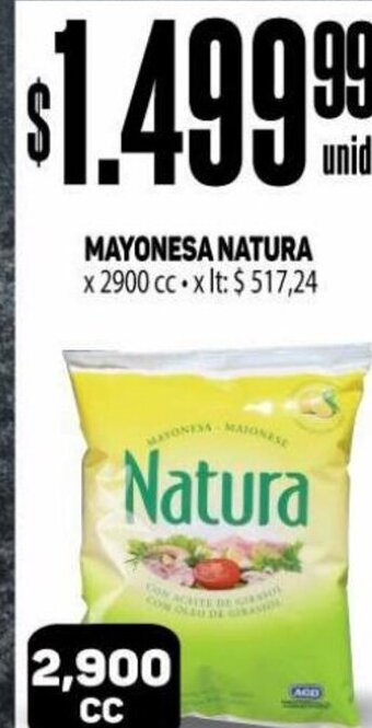 Makro Mayonesa Natura oferta