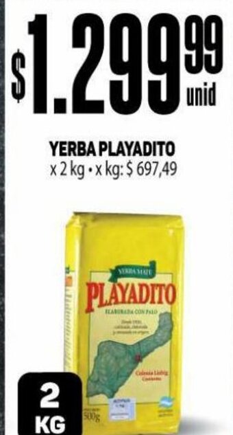 Makro Yerba Playadito oferta