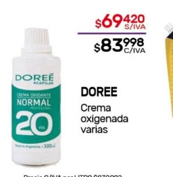 Nini Mayorista Doree Crema Oxigenada Varias oferta