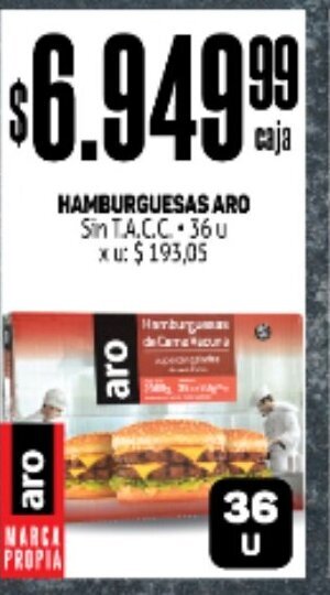 Makro Hamburguesas Aro oferta