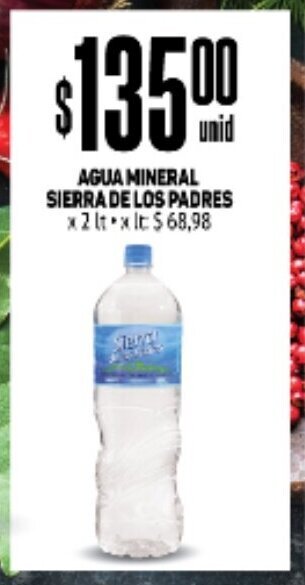 Makro Agua Mineral Sierra De Los Padres oferta