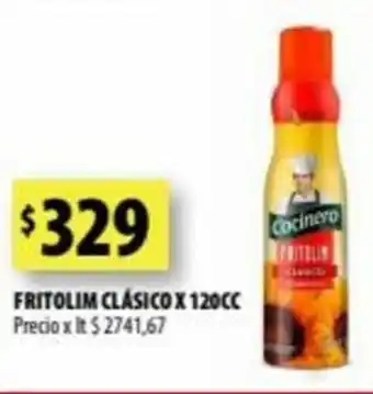 Punto Mayorista Fritolim Clásico x 120 cc. oferta