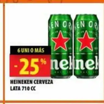 Punto Mayorista Heineken Cerveza Lata 710 cc oferta