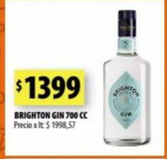 Punto Mayorista Brighton Gin 700 cc oferta