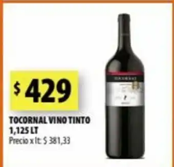 Punto Mayorista Tocornal Vino Tinto 1.125 lt. oferta