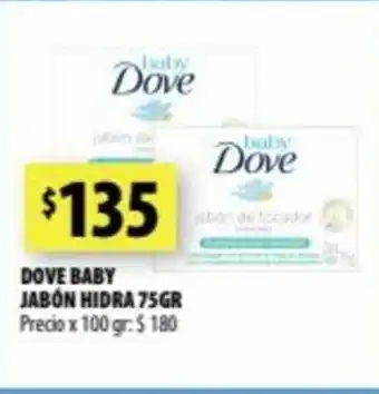 Punto Mayorista Dove Baby Jabón Hidra 75 gr. oferta