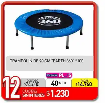 La Anonima Trampolin de 90 cm earth 360 oferta