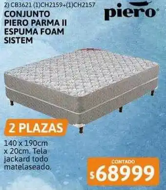 Cetrogar Conjunto piero parma ii espuma foam sistem oferta