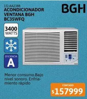 Cetrogar Acondicionador ventana bgh bc35wfq oferta