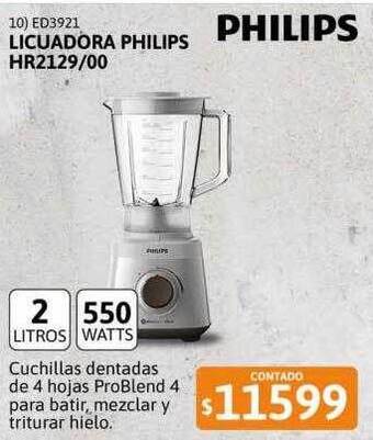 Cetrogar Licuadora philips hr2129 00 oferta