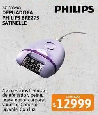 Cetrogar Depiladora philips bre275 satinelle oferta