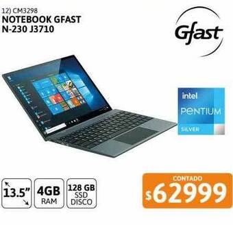 Cetrogar Notebook gfast n-230 j3710 oferta