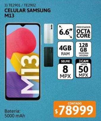 Cetrogar Celular samsung m13 oferta