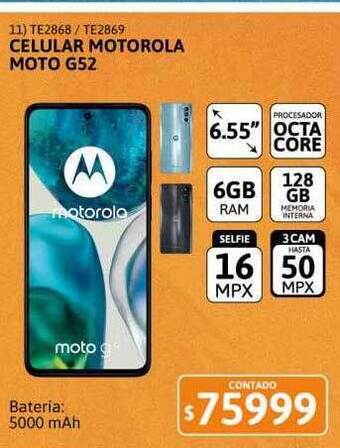 Cetrogar Celular motorola moto g52 oferta