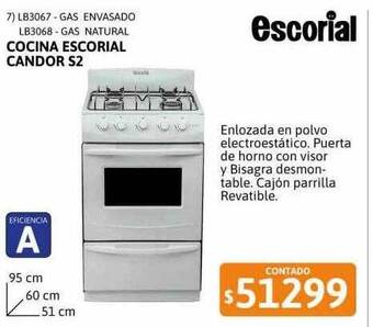 Cetrogar Cocina escorial candor s2 oferta