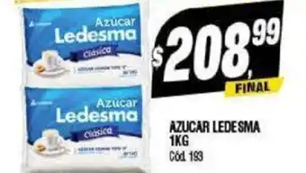 Supermercados Yaguar Azucar Ledesma 1 kg, oferta