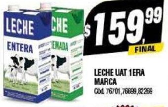Supermercados Yaguar Leche Uat 1Era Marca oferta