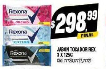Supermercados Yaguar Jabon Tocador Rex. 3x 125g. oferta