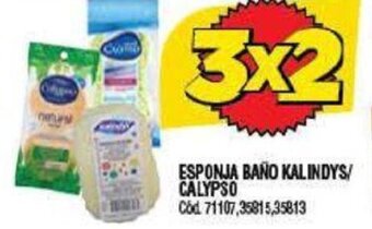Supermercados Yaguar Esponja Baño Kalindys/ Calypso oferta
