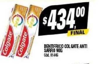 Supermercados Yaguar Dentifrico Colgate Antisarro 90 g. oferta