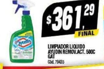 Supermercados Yaguar Limpiador Liquido Ayudin Remov. Act.500 c oferta